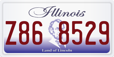 IL license plate Z868529
