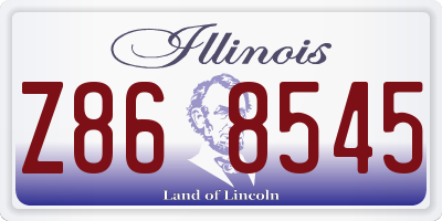 IL license plate Z868545