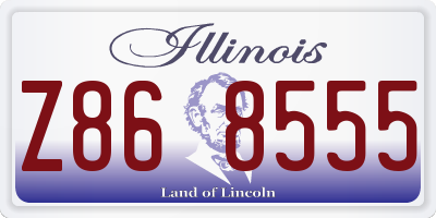 IL license plate Z868555
