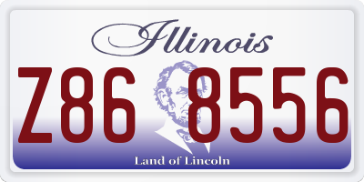 IL license plate Z868556