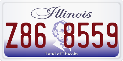IL license plate Z868559