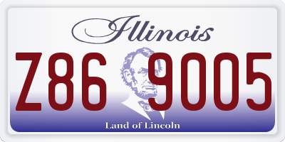 IL license plate Z869005