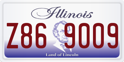 IL license plate Z869009