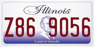 IL license plate Z869056