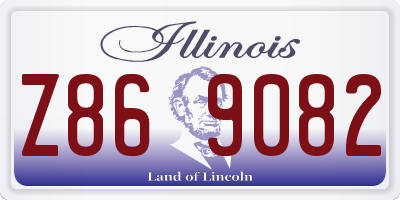 IL license plate Z869082