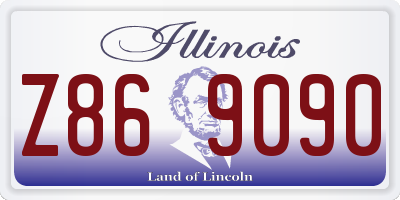 IL license plate Z869090