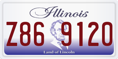 IL license plate Z869120