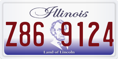 IL license plate Z869124
