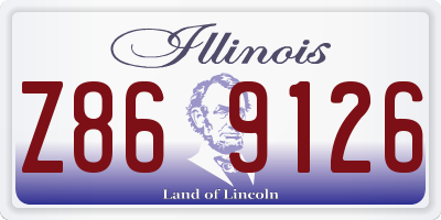 IL license plate Z869126