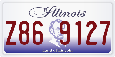 IL license plate Z869127