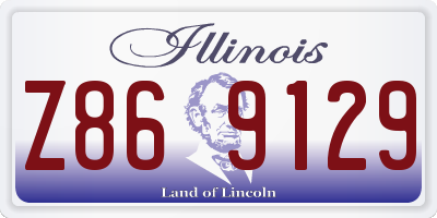 IL license plate Z869129