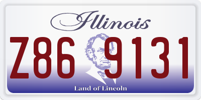 IL license plate Z869131