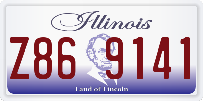IL license plate Z869141