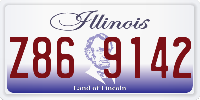 IL license plate Z869142