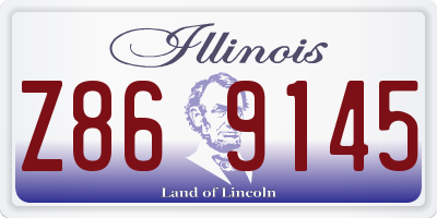 IL license plate Z869145