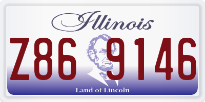IL license plate Z869146