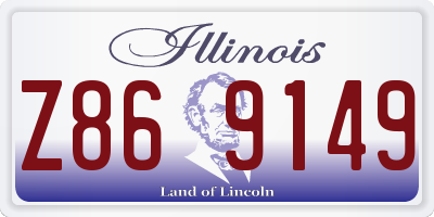 IL license plate Z869149