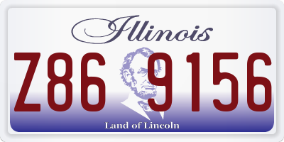 IL license plate Z869156