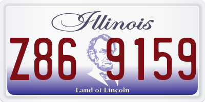 IL license plate Z869159