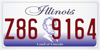 IL license plate Z869164