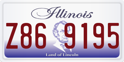 IL license plate Z869195