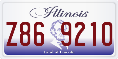 IL license plate Z869210
