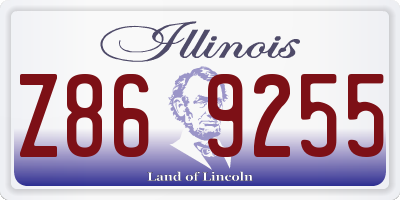 IL license plate Z869255
