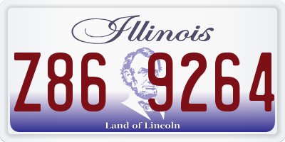 IL license plate Z869264