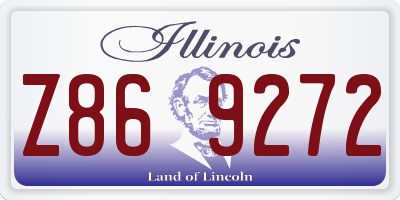 IL license plate Z869272