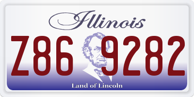 IL license plate Z869282
