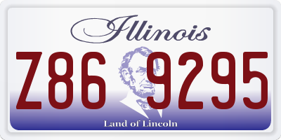 IL license plate Z869295
