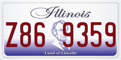 IL license plate Z869359