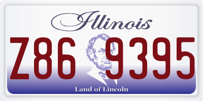 IL license plate Z869395