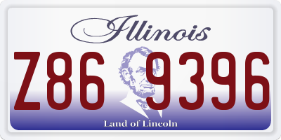 IL license plate Z869396