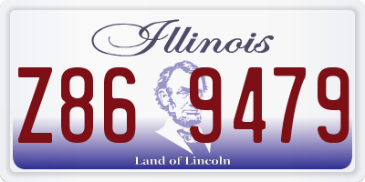 IL license plate Z869479