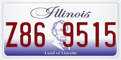 IL license plate Z869515
