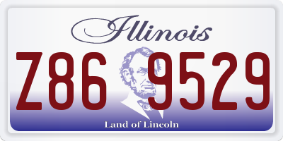 IL license plate Z869529