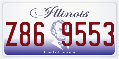 IL license plate Z869553
