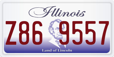 IL license plate Z869557