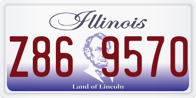 IL license plate Z869570