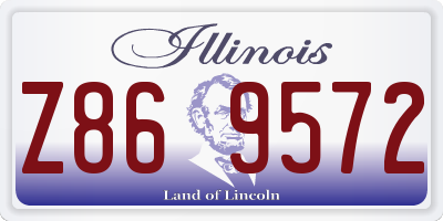 IL license plate Z869572