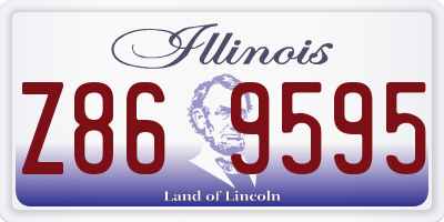 IL license plate Z869595