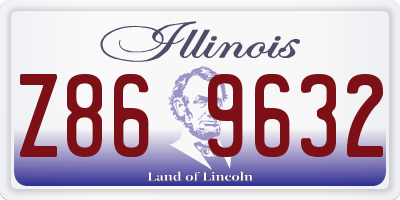 IL license plate Z869632