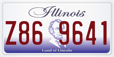 IL license plate Z869641