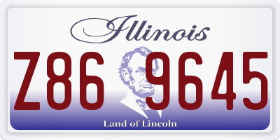 IL license plate Z869645