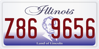IL license plate Z869656