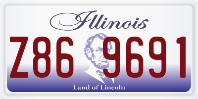 IL license plate Z869691
