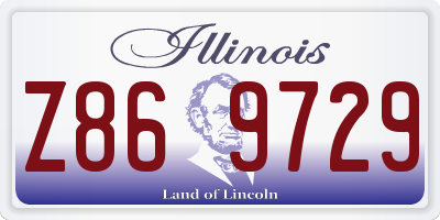 IL license plate Z869729