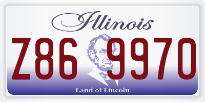 IL license plate Z869970