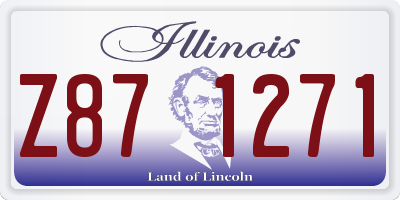 IL license plate Z871271